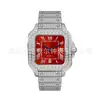 Reloj Mecánico Clásico para Hombre de Comercio Exterior, En Stock, Moissanita, Estilo Popular Europeo y Americano, Moissanita Decorativa de Colores