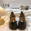 Zapatos de Cuero Pequeños de Boca Baja Vintage Franceses a Juego para Mujer Moda JK Japonesa Zapatos Mary Jane de Punta Redonda Novedad Primavera y Otoño 2024