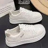 Tenis blancos de piel genuina para mujer, nuevo modelo otoño 2026, versátiles, ligeros, cómodos, zapatillas deportivas casuales, tenis para mujer