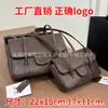 Bolso de hombro original de cuero 26P de lujo ligero francés, producto de Guangzhou, bolso baguette vintage de piel de vaca caviar, bolso de mano para llevar debajo del brazo