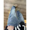 Jeans Lavados Rasgados Cleanfit para Hombre, Estilo Primavera Americana High Street, Pantalones de Pierna Ancha Ajustados