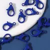 Variedad de metal de color opcional pintura abierta cierre de langosta anillo llavero colgante hecho a mano accesorios de joyería DIY