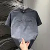 Camiseta de Marca de Moda 2026 Verano Nueva Estilo Coreano para Hombre Popular Letra Manga Corta Camiseta Juvenil Pulóver Capa Base Superior