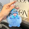Nuevo Llavero de Muñeca de Peluche para Dormir Colgante de Bola de Pelo Colgante de Muñeca Linda Accesorios para Bolso de Regalo para Parejas para Mujeres