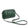 2026 Nuevo Modelo Bolso Pequeño para Mujer Hecho de Piel de Vaca de Primera Capa, Vintage y Elegante, Adecuado para Madres de Mediana Edad, Billetera para Monedas, Bolso Cruzado para Mujer
