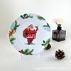 Plato de Melamina Plato Navideño Árbol de Navidad Papá Noel Vajilla Plato para Cena de Navidad Hogar Restaurante Personalizado Al por Mayor