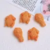Pollo Frito Simulado Juguete de Comida Dibujos Animados Hecho a Mano Accesorios de Joyería DIY Pegamento de Crema Resina Accesorios Pequeños Material para Pasadores Venta al por Mayor