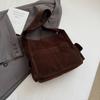 Moda Otoño 2026 Bolso Tote Simple de un Solo Hombro Color Sólido Tendencia Coreana Minimalista Gran Capacidad Bolso de Axila