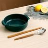 Tazón para ensalada de frutas Tazón para postre Plato creativo binaural para desayuno Tazón para verduras personalizado Tazón para arroz Tazón de plástico resistente a las caídas Tazón para fideos