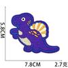 Pegatina de tela bordada Xiaotian Manwei, parche bordado de dinosaurio de dibujos animados, parche para planchar, parche bordado de Iron Man, microsello