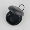 Estuche para Auriculares Caja Redonda Pequeña Caja para Tapones de Oído de Natación Caja Pequeña de Plástico Caja Cuadrada Transparente Caja de Almacenamiento con Tapa Caja de Almacenamiento