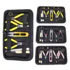 Alicates para Joyería Hechos a Mano DIY Juego de Alicates Multifuncionales para Joyería Pinzas de Punta Fina Pinzas de Punta Redonda Tijeras Pinzas Kit de Herramientas Juego de 8 Piezas