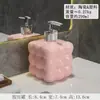 Botellas dispensadoras de cerámica de lujo para jabón de manos, gel para el cabello, gel de ducha, botellas vacías, botellas de presión, dispensadores de loción