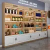 Vitrina Cosmética Vitrina Combinación Libre Estante de Tienda para Madres y Bebés Estilo Europeo Vitrina Contenedora de Productos para Salón de Belleza