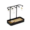 Nuevo estante para guardar joyas para el hogar, colgador de joyas, collares, anillos, pendientes, estante para exhibir accesorios para el cabello.
