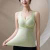 Oxygen 66 de Velvet chaleco térmico talla grande ropa interior con forro polar almohadilla de pecho fija integrada calefacción ropa interior sin costuras base para mujer