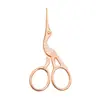 Tijeras de acero inoxidable para cejas tijeras de bordado tijeras de belleza rectas para pestañas herramienta hilo Tijeras de punta cabeza redonda tijeras de belleza