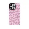 Funda de Teléfono Personalizada Rosa con Estampado de Corazones y Diseño Dulce, Anti-Caídas, Resistente al Desgaste, Protección Completa de Bordes, Compatible con Múltiples Modelos de Apple