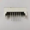 Tubo Digital LED de Dígitos de 0.76 pulgadas Luz Roja de Alto Brillo Tubo Digital de Cátodo Común Cara Negra Cubierta Alta Tubo Digital de Reloj