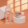 Botella de vidrio personalizada de 5/10/15 ml para sérum con tapa de rosca y gotero de fondo grueso, botella pequeña para aceites esenciales para uso de prueba