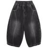 Calça Jeans Changguo para Meninos com Forro de Lã, Nova Calça Casual Grossa de Inverno Estilo Coreano para Crianças, Calça Longa para Crianças Pequenas
