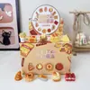 Nova caixa cega de figura Sanrio de desenho animado fofa, boneca adorável para meninas, decoração de mesa, modelo de figura de brinquedo da moda