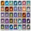 Nuevo juego de 36 cartas oráculo de fantasía transfronterizo con estética floral y misteriosa, todo en inglés, cartas decorativas disponibles para venta al por mayor