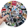50 piezas de pegatinas del grupo de chicos coreano Lngshot para apoyo y decoración, adecuadas para fundas de teléfono, papelería, equipaje, no requieren corte, pegatinas DIY