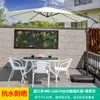Mesa y Silla de Exterior Mojia con Mesa y Silla para Sombrilla Silla de Exterior Mesa de Exterior Ocio Impermeable Protector Solar Patio Mesa y Silla Blanca
