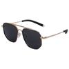 P29028 Gafas de Sol Polarizadas Poligonales Irregulares Elegantes Gafas de Sol de Moda para Hombre con Doble Puente para Exterior