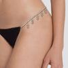 Calcinha Tassel Dólar Novo Transfronteiriço Feminina Simples Combina com Tudo Biquíni Sexy Fio Dental Corrente de Corpo
