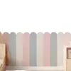 Protección de Pared para Guardería Pegatinas de Pared Anticolisión para Niños, Paneles de Pared Suaves, Decoración de Pared de Cabecera, Rodapiés de Pared para Pasillo y Sala de Estar, Pegatinas de Pared Autoadhesivas