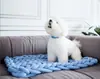 Alfombrilla tejida a mano de nuevo estilo transfronteriza para mascotas, manta de lana tatami, alfombra tejida de hilo de gasa rellena