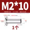 Jinchao Rebite Semi-Oco de Cabeça Redonda Plana de Aço Inoxidável 304 Gb873 Rebite Oco de Cabeça Redonda M2M2.5M3M4M5M6