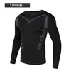 Calça comprida masculina de manga longa para esportes, absorvente de suor, respirável, alta elasticidade, traje de ginástica, jaqueta de treino para basquete, corrida, primavera e verão
