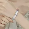 Pulsera Budista Tibetana Corazón de Loto para Mujer, Chapada en Plata, Estilo Juvenil, Diseño de Círculo Simple, Joyería Minimalista al por Mayor