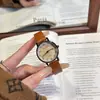 Relógio para Exame de Admissão à Faculdade Ins Estilo K Feminino Simples Casual Retro Literário Preppy de Alto Valor Relógio de Quartzo
