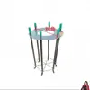 Gaiola de Chão Dobrável Gaiola Estrutura de Aço para Estrada Gaiola Reforço de Base Octogonal Parafuso Acessórios de Iluminação Gaiola Lâmpada de Pátio