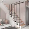 Barandales de Escalera de Hierro Forjado, Barandales Protectores Modernos Simples, Vallas Creativas para Interiores de Loft y Villas, Uso Doméstico Nórdico en Dúplex