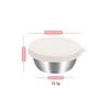 Molheira de Aço Inoxidável Transfronteiriça 1,6/2,4oz Recipiente para Molho de Salada com Tampa de Silicone Multicor, Recipiente Selado e Portátil para Conservação da Frescura