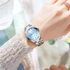 Reloj de Mujer Exquisito Incrustado con Pedrería Creativo Casual para Mujer Nicho Douyin Reloj de Cuarzo Impermeable para Mujer