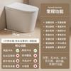 JMOWTO Inodoro Inteligente para Apartamento Pequeño Calentamiento Instantáneo Automático Doble Vía de Agua Sifón Integrado Volteo Automático 58cm