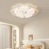 Luminária de Teto para Quarto Principal Estilo Creme Romântica Proteção para os Olhos Sala de Estar Lustre Moderno Simples e Atmosférico Novo Estilo 2025