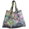 Nueva bolsa de compras plegable de protección ambiental, portátil para viajes, de gran capacidad para supermercado, de un solo hombro, para mujer