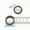 Anillo de Resorte de Aleación de Zinc Spot Llavero Hebilla de Resorte Anillo Abierto Redondo de Metal Hebilla para Correa de Joyería Bolsa