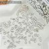 Decoraciones coloridas para uñas tipo mini rectángulo de circón, pedrería brillante en forma de cruz, decoraciones largas para uñas con fondo plano biselado