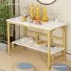 Gabinete de altar budista, mesa de adoración, soporte para tableta ancestral, altar simple moderno Feng Shui, uso doméstico, estilo chino nuevo