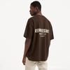 Marca de Nicho Nova e Moderna Europeia e Americana Verão Americano Casual Solta Combina com Tudo Camiseta de Manga Curta Moderna para Casal ins