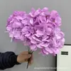 Flores Artificiales, Ramo de Hortensias de 5 Cabezas, Verano Interminable, 27 Piezas, Materiales Florales para Decoración de Bodas y Hogar, Flores de Cinco Cabezas