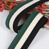 Ponto de fábrica cinto tricotado de 4cm poliéster cinto de alta elasticidade roupa esportiva casual faixa lateral tecido espessado cinto canelado